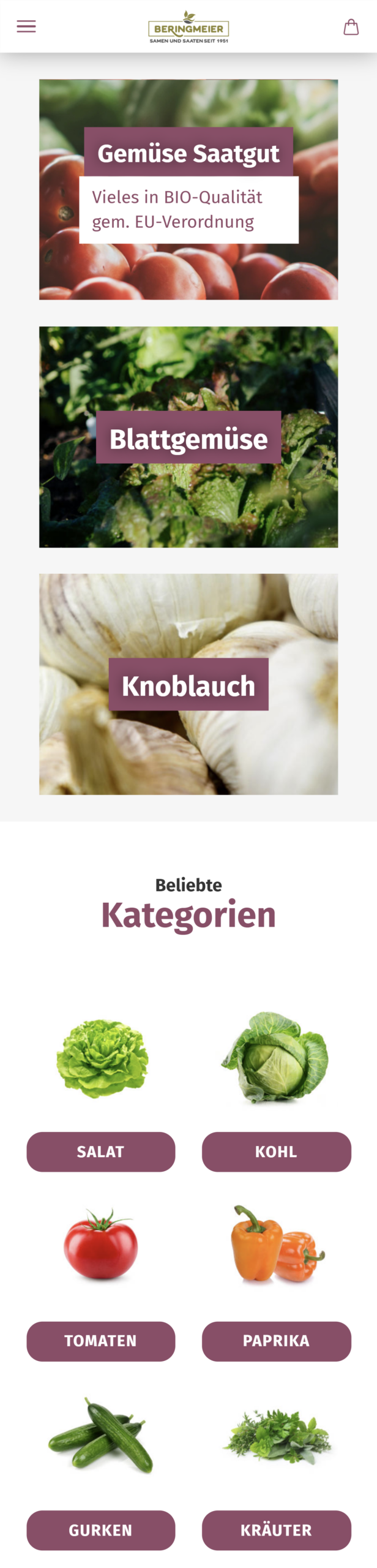 Webdesign Referenz Onlineshop Mobil Beringmeier.de